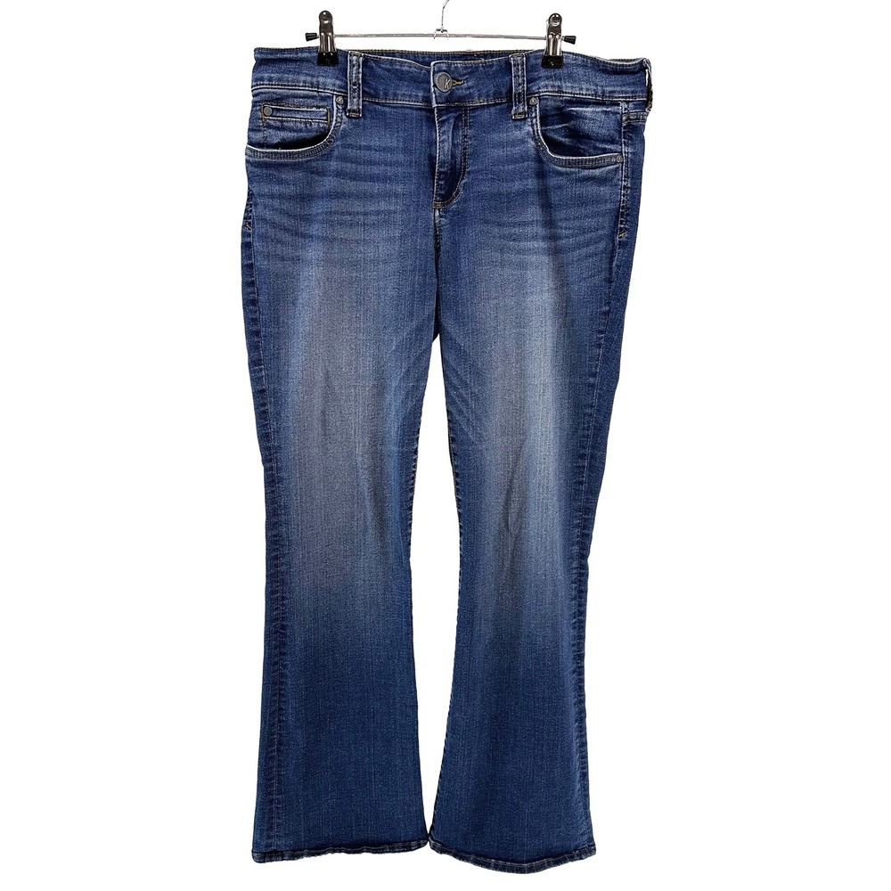 KUT FROM THE CLOTH Women's Natalie Mid-Rise Bootcut Jeans • 12 P •‎ blue